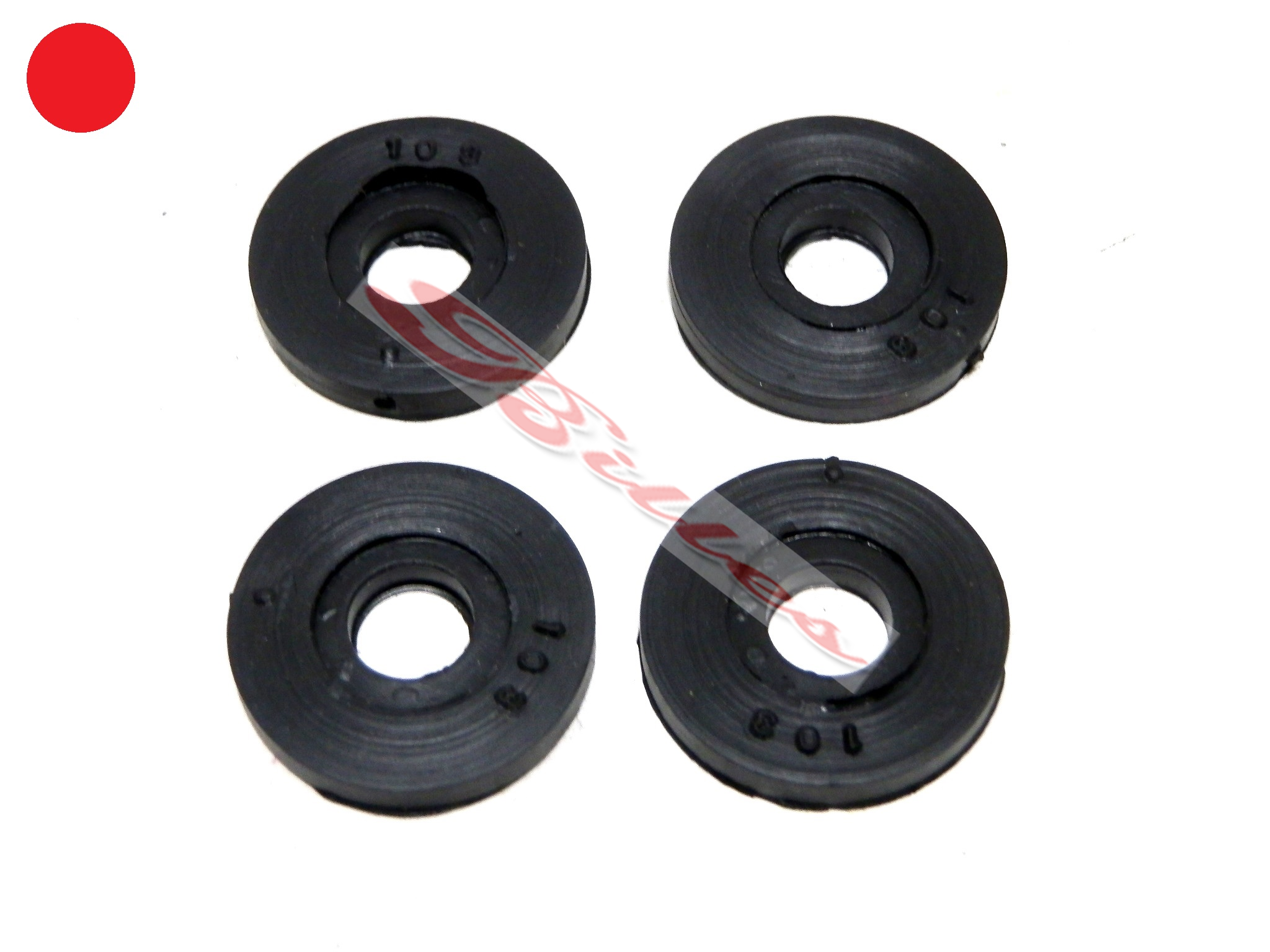 Borrachas do calço do estribo