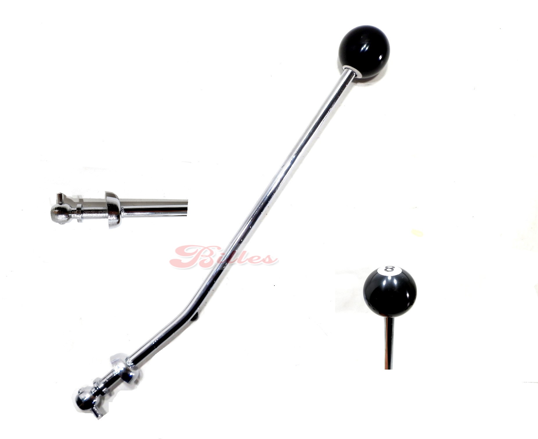 Alavanca cromada 43 cm bola 8