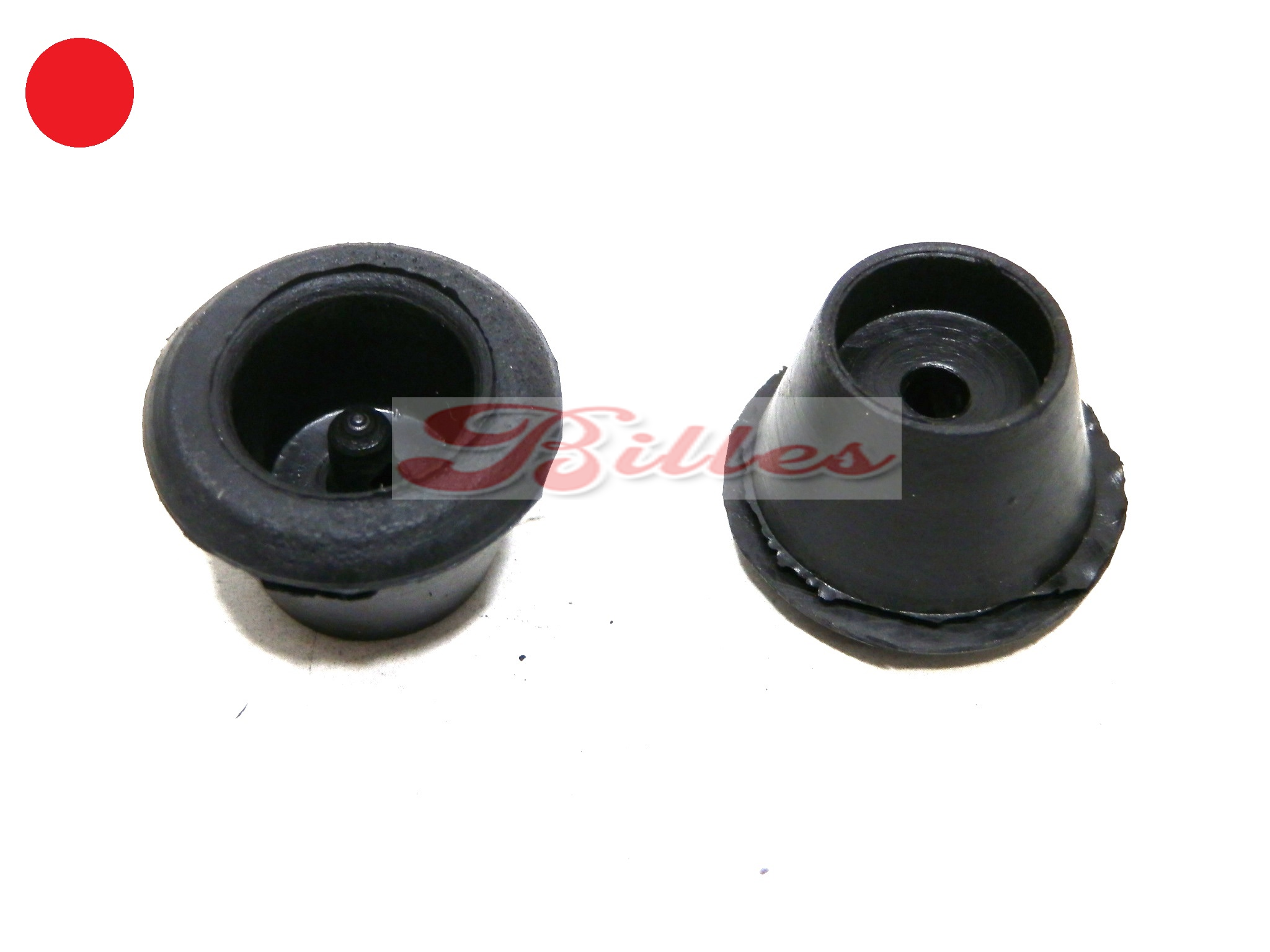 Par de passa fio da lanterna traseira do fusca tipo meio cone