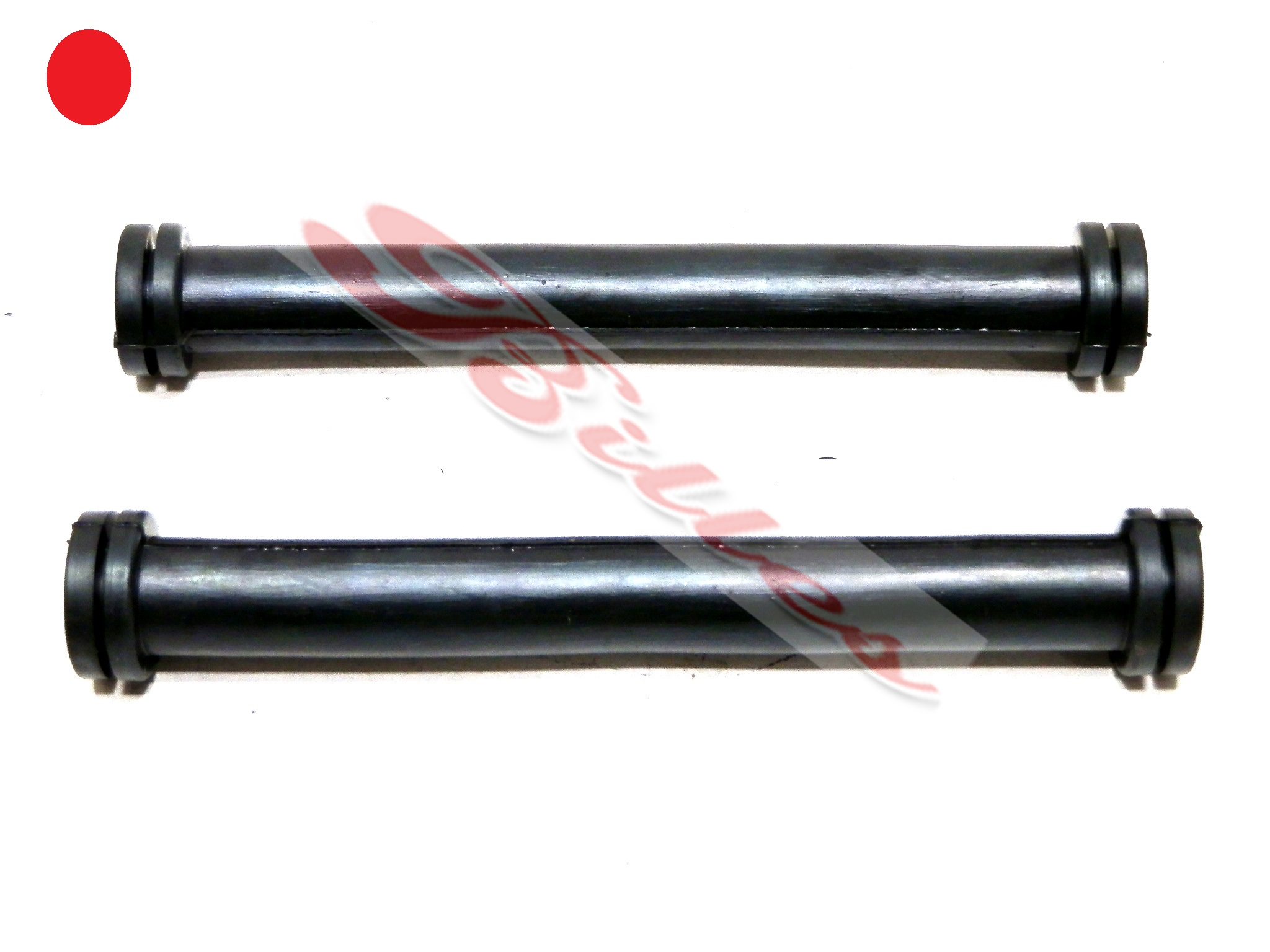 Par de passa fio tipo tubo de borracha do farol do fusca antigo