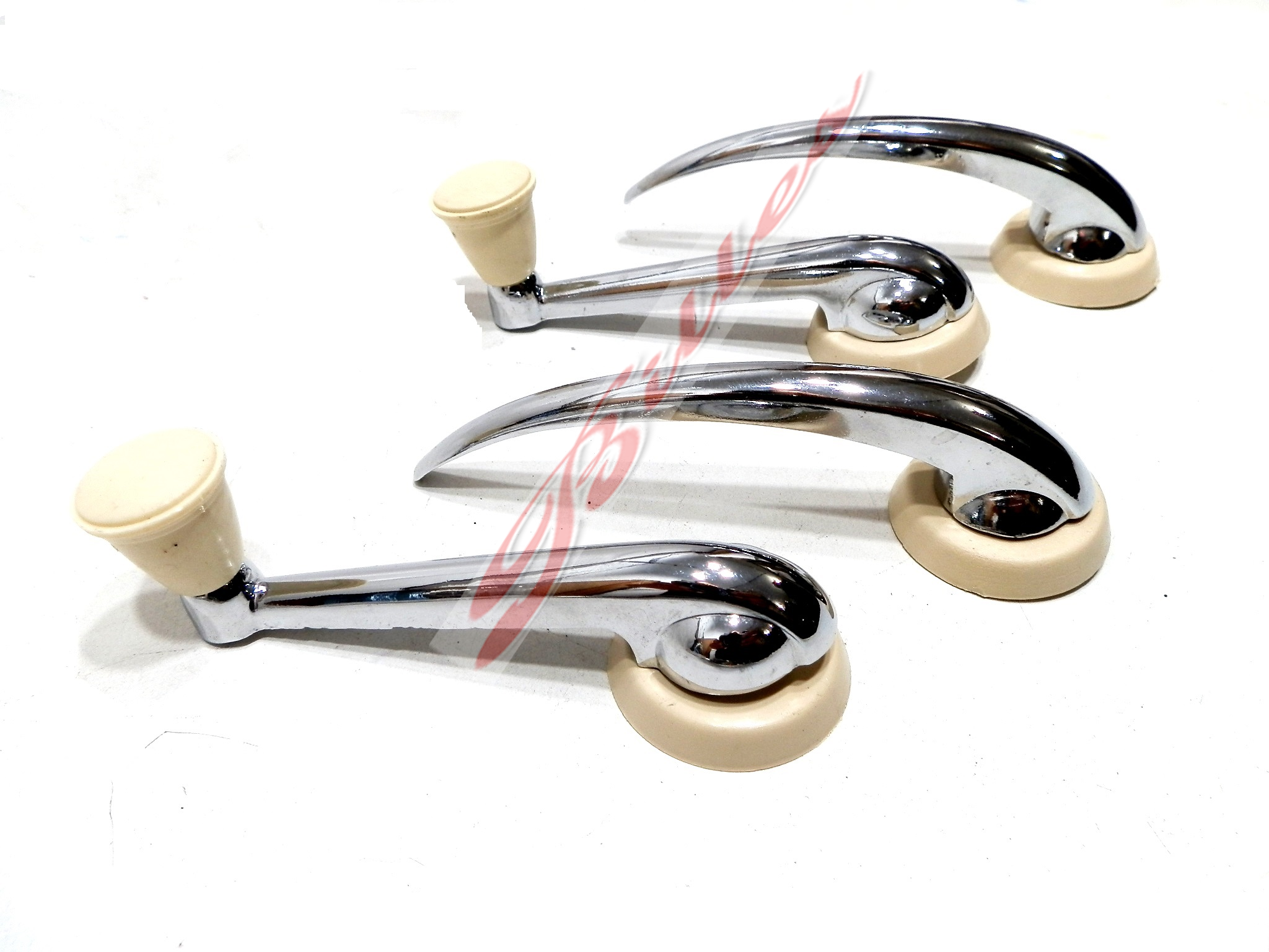 Kit manivelas do Fusca bege