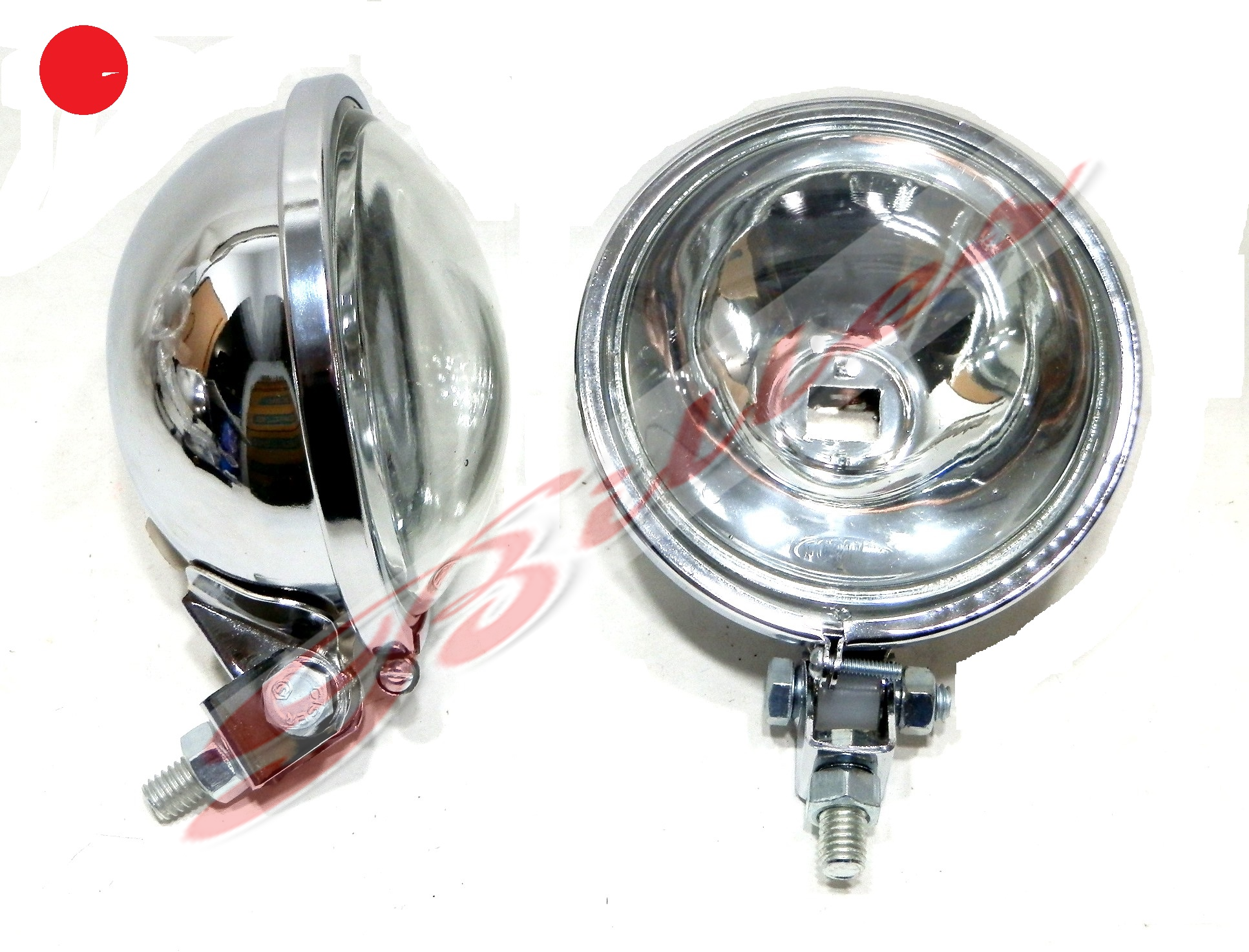 Farol De Milha Fusca Kombi Antiga lente Abaulado