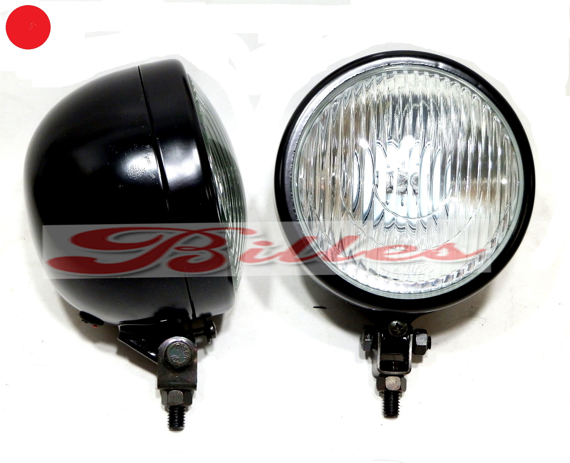 Farol De Milha Preto Fusca Kombi Antiga Pick Up Jeep