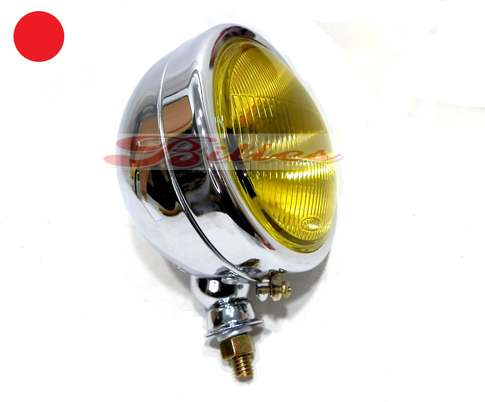 Farol Milha Raiado Amarelo Fusca Hot Rat Luz Alta E Baixa H4