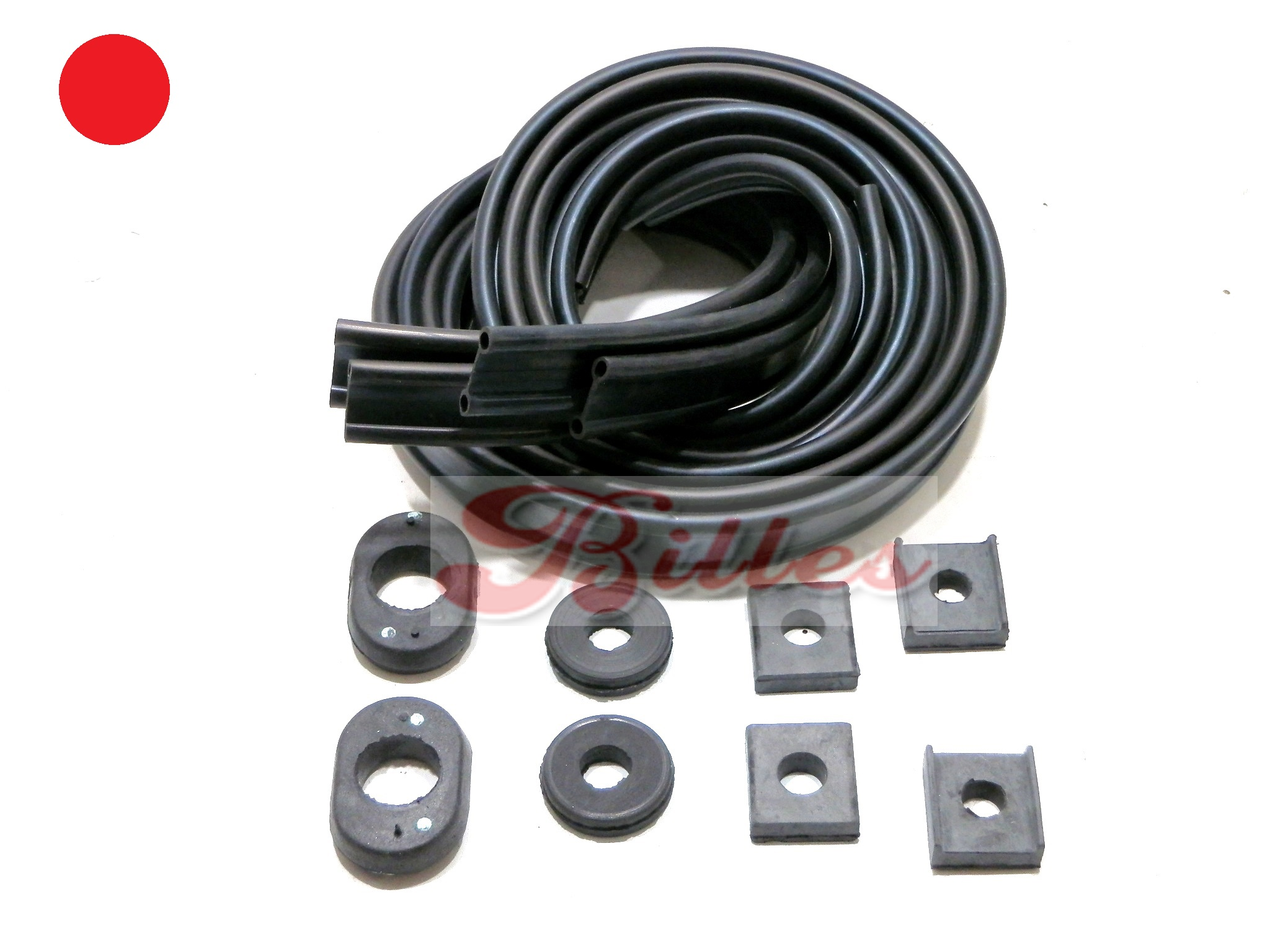 Borrachas e calços do chassi e carroceria fusca