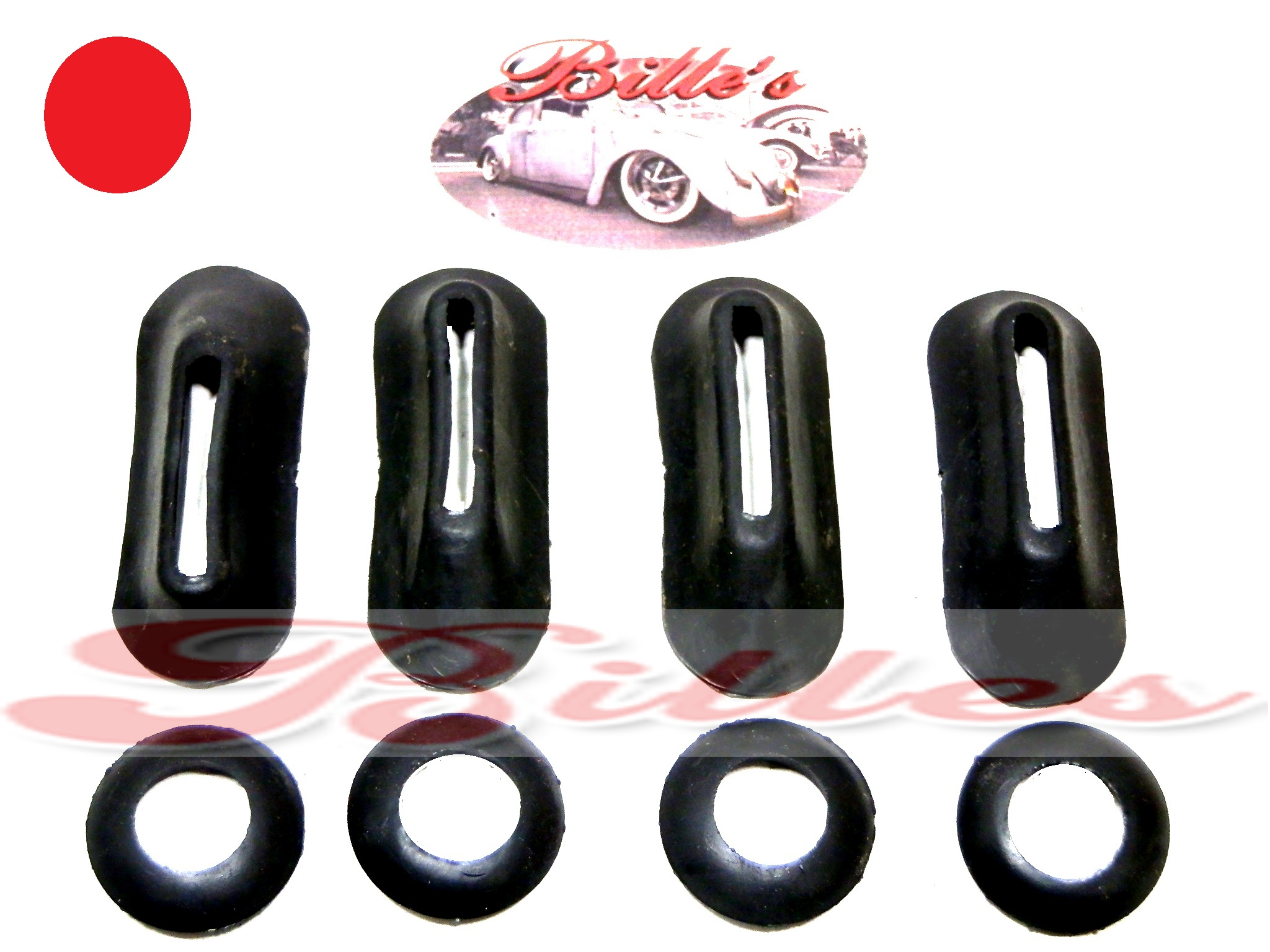 Borrachas do para choque do fusquinha ano ate 70